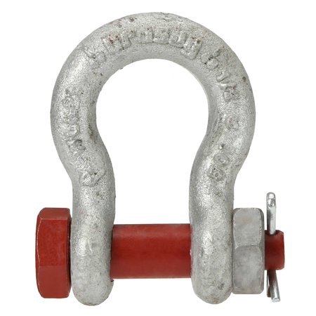 CROSBY ® Anchor Shackle - Bolt Type - 5/8" - G-2130 - 3.25 Ton 1019490